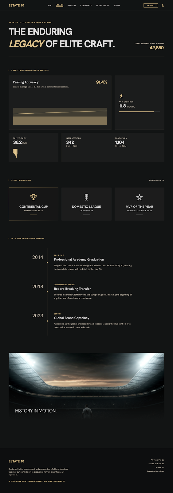 Athletics Athlete Platform Career Legacy screenshot