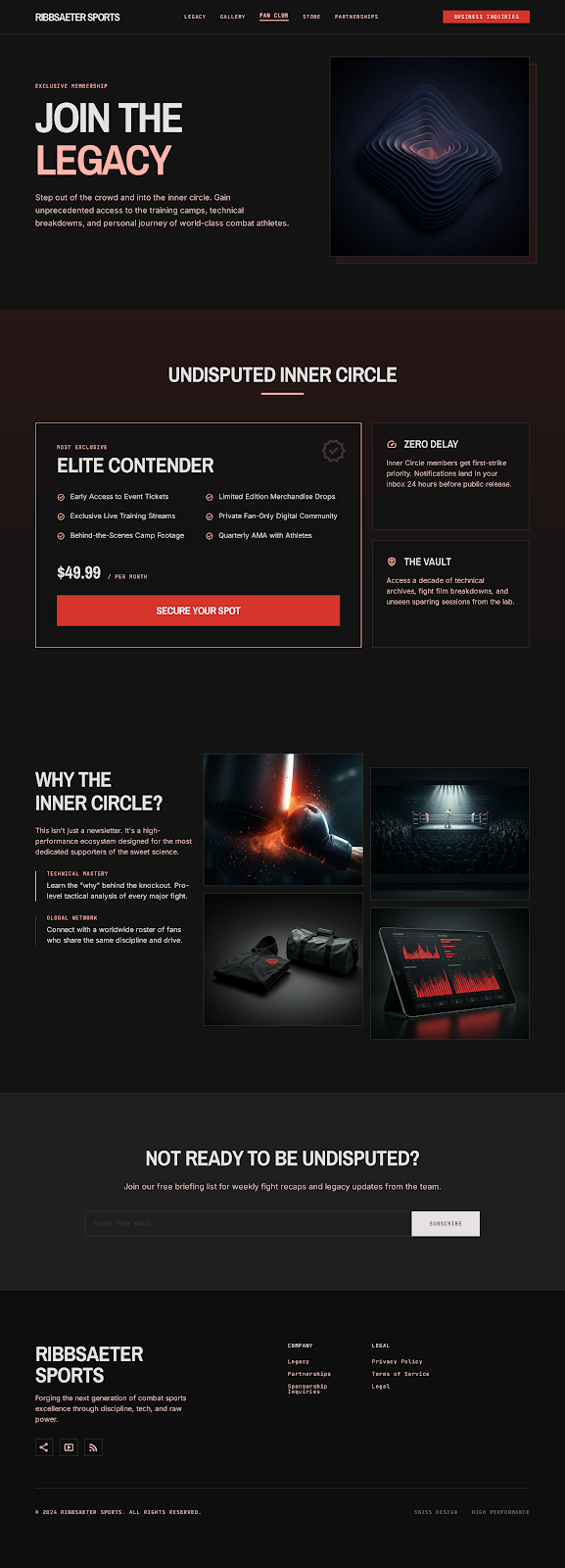 Boxing Athlete Platform Inner Circle screenshot
