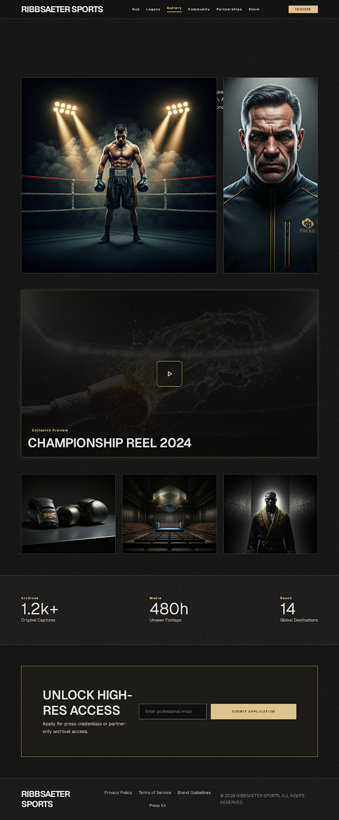 Combat Sports Athlete Platform Exclusive Gallery screenshot