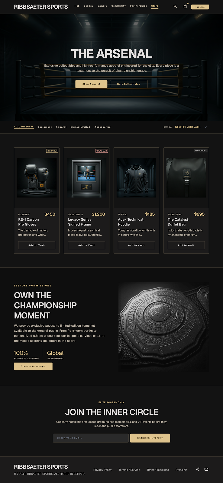 Combat Sports Athlete Platform Official Store screenshot