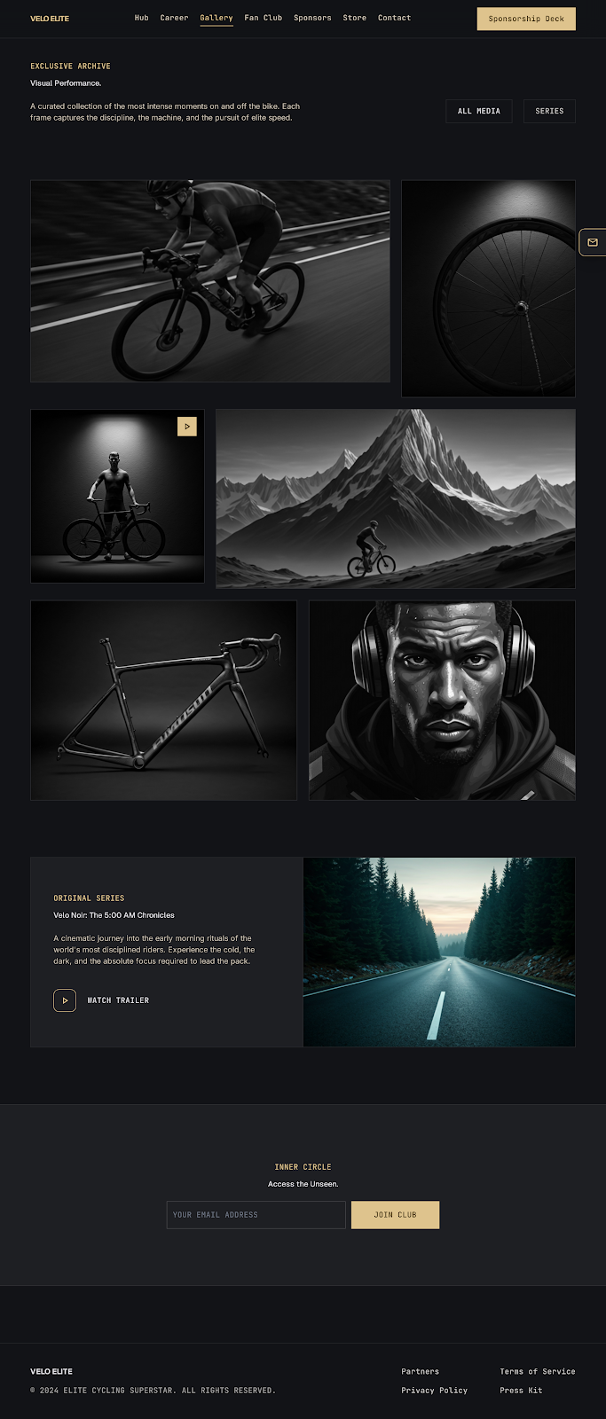 Cycling Athlete Platform Exclusive Gallery screenshot