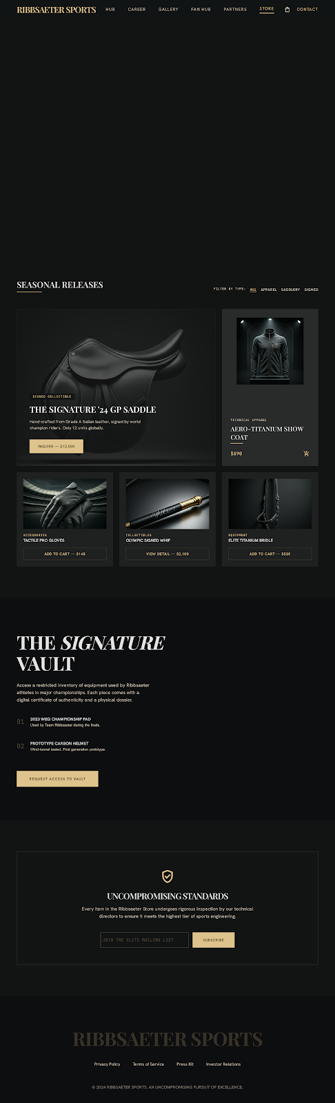 Equestrian Athlete Platform Official Store screenshot