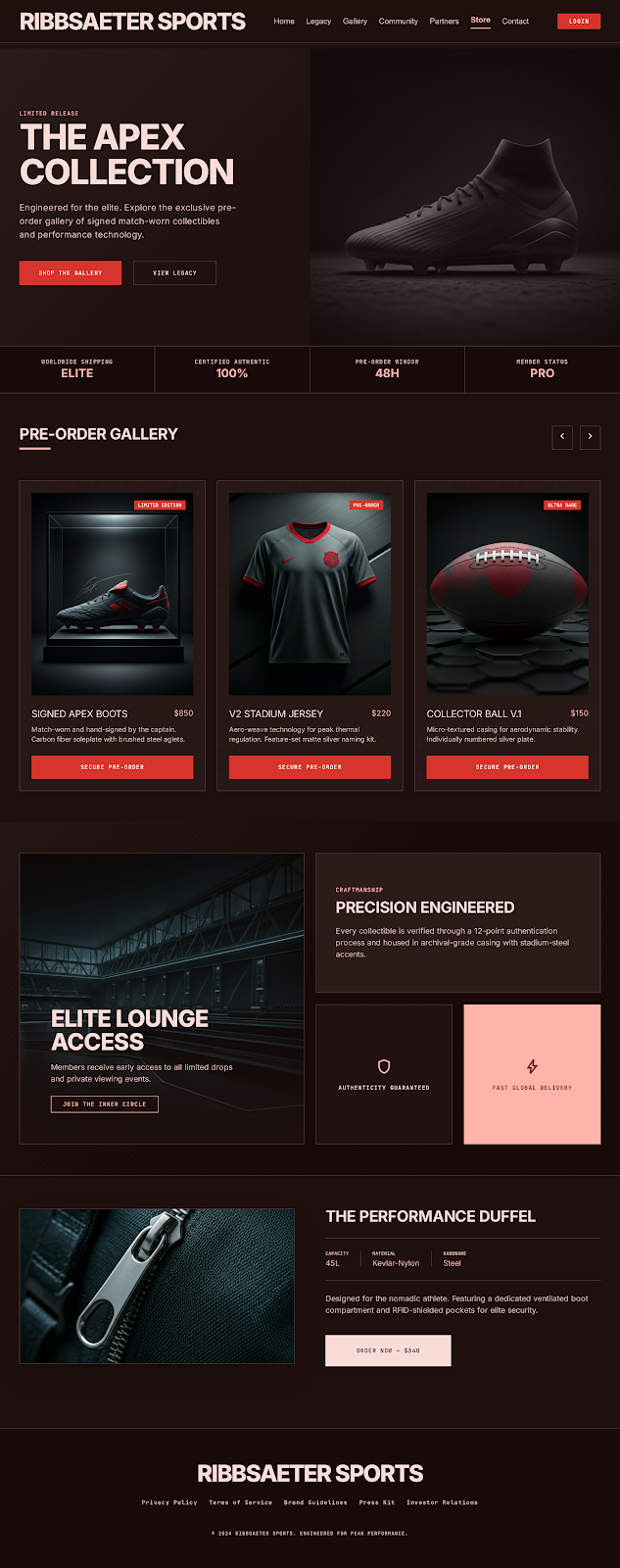 Football Athlete Platform Official Store screenshot