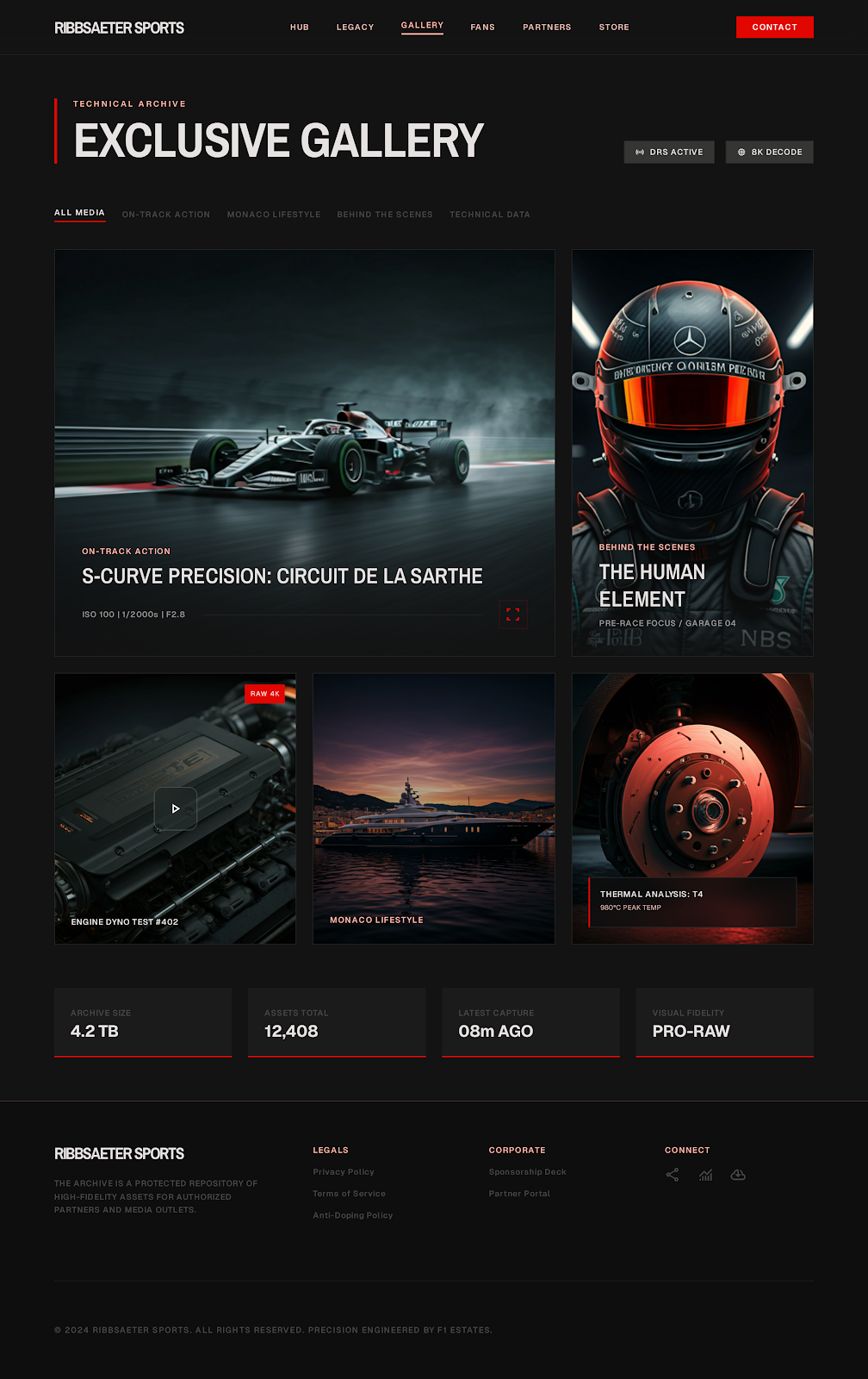 Formula 1 Athlete Platform Exclusive Gallery screenshot