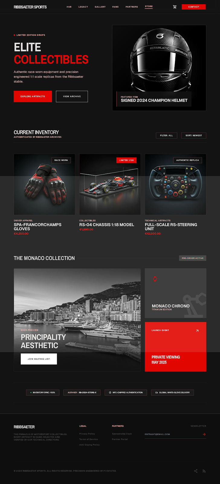 Formula 1 Athlete Platform Official Store screenshot