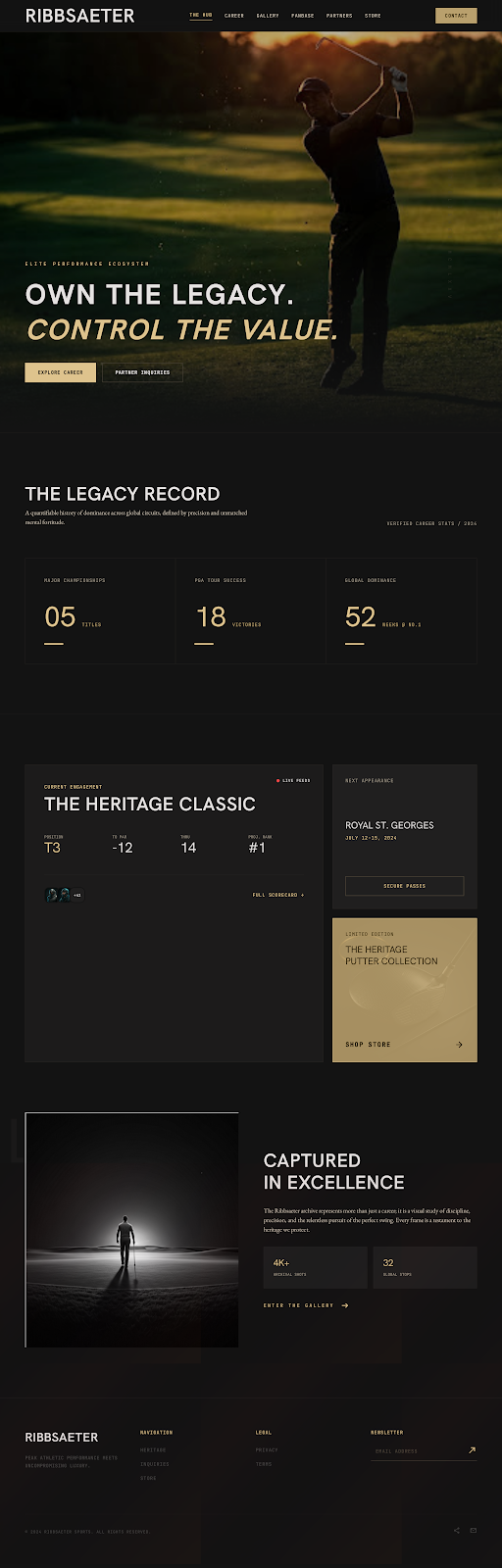 The Zurich Platform — Major Champion Legacy Site