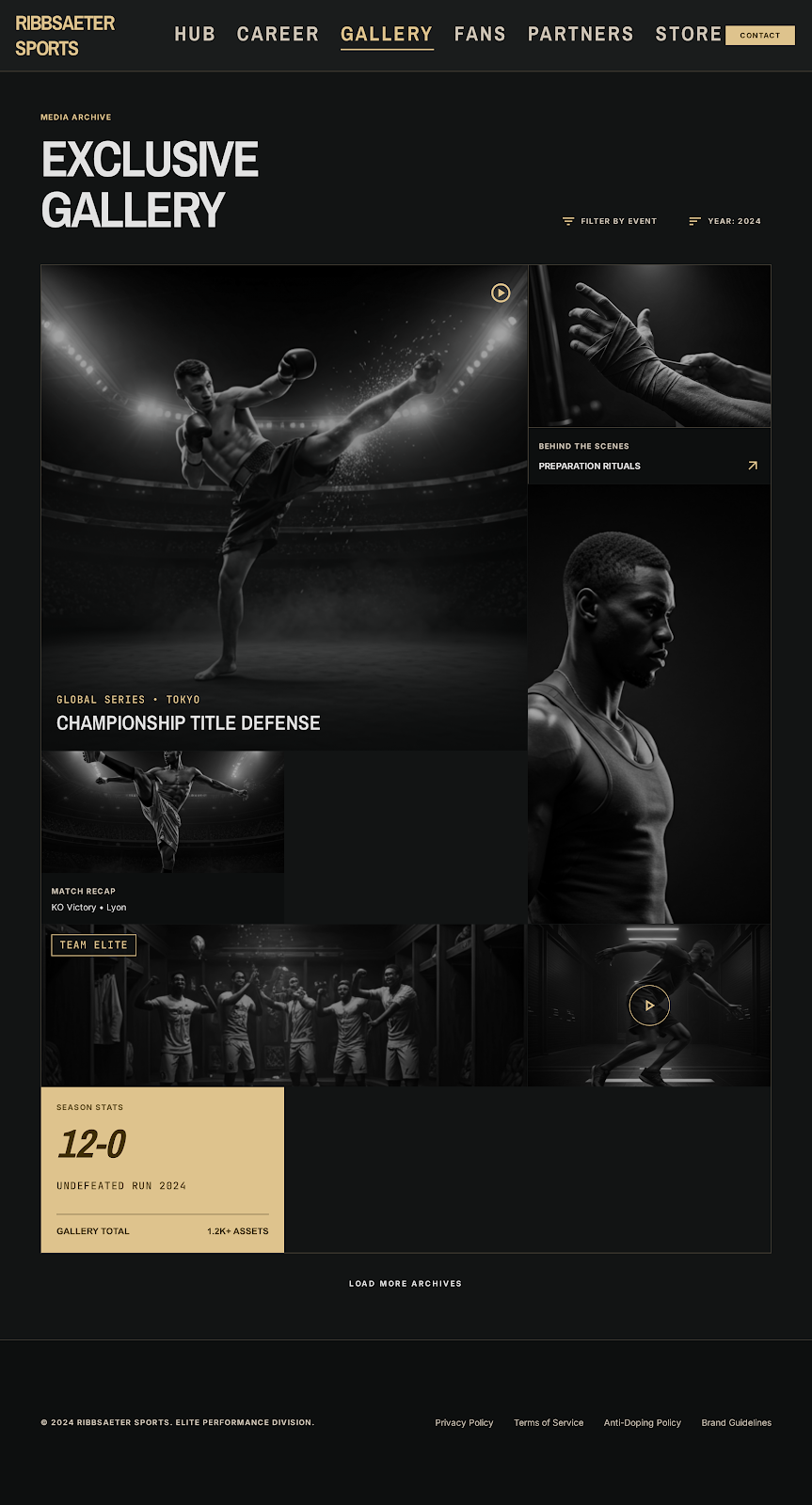 Kickboxing Athlete Platform Exclusive Gallery screenshot