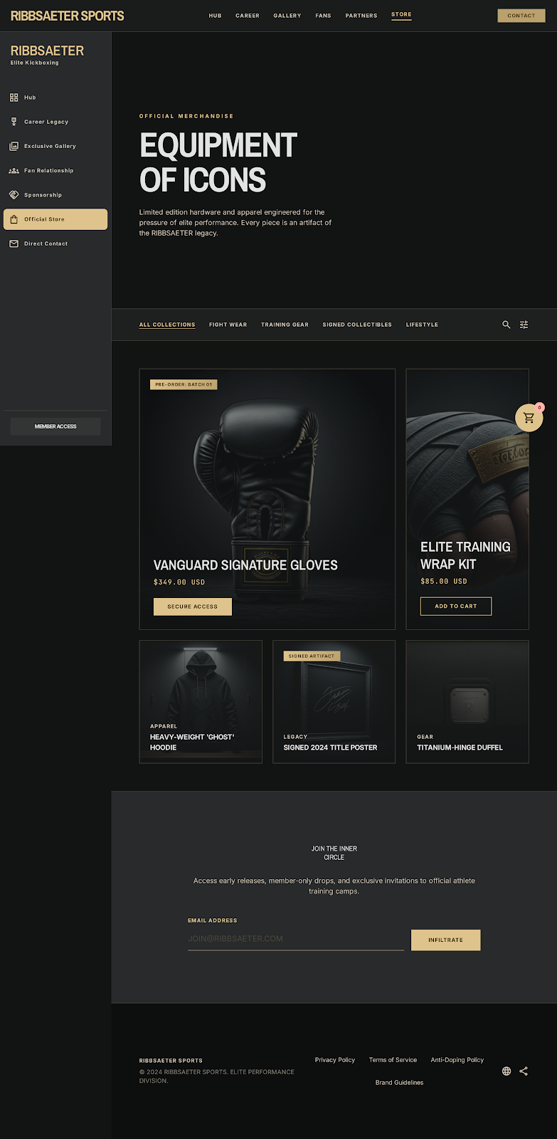 Kickboxing Athlete Platform Official Store screenshot
