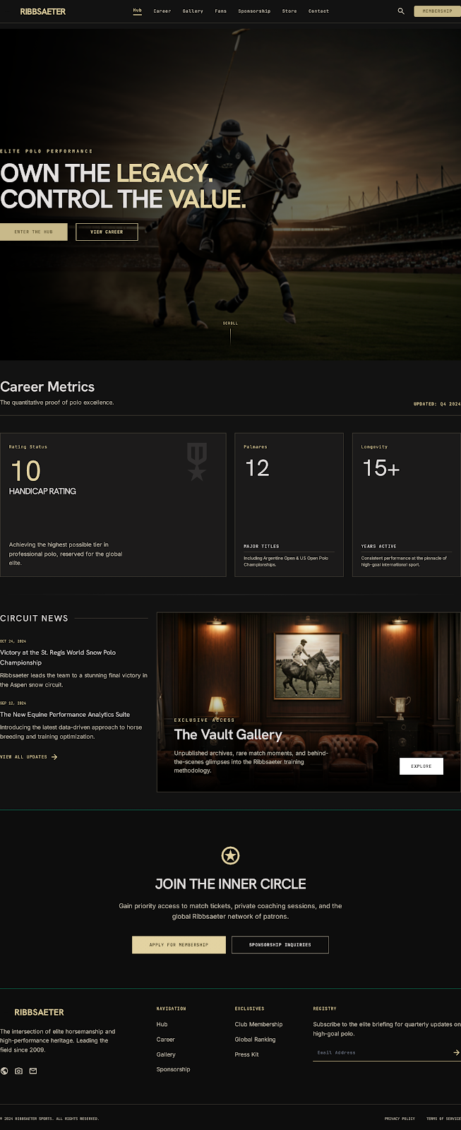 The Palm Beach Platform — High-Goal Patron Platform