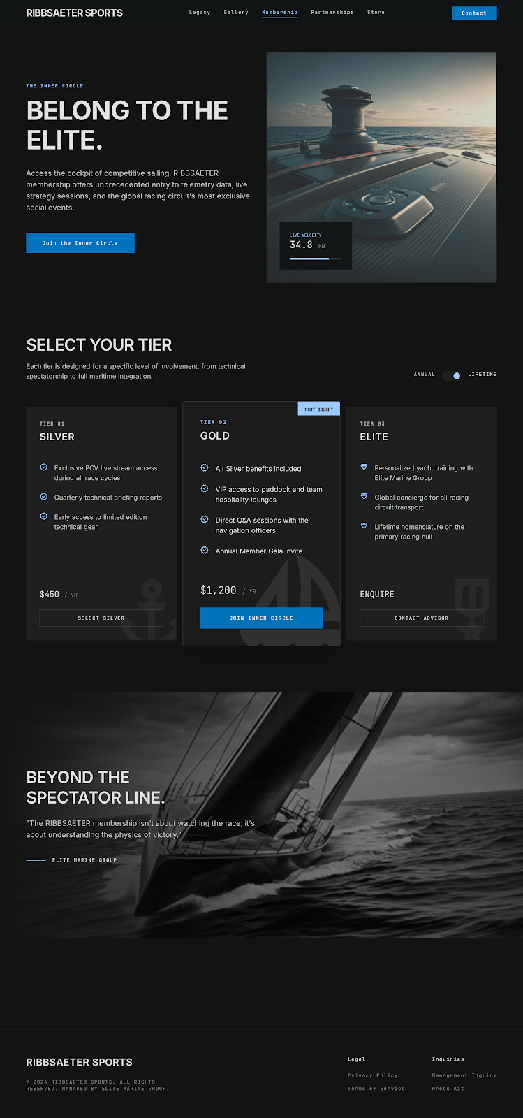 Sailing Athlete Platform Fan Relationship screenshot