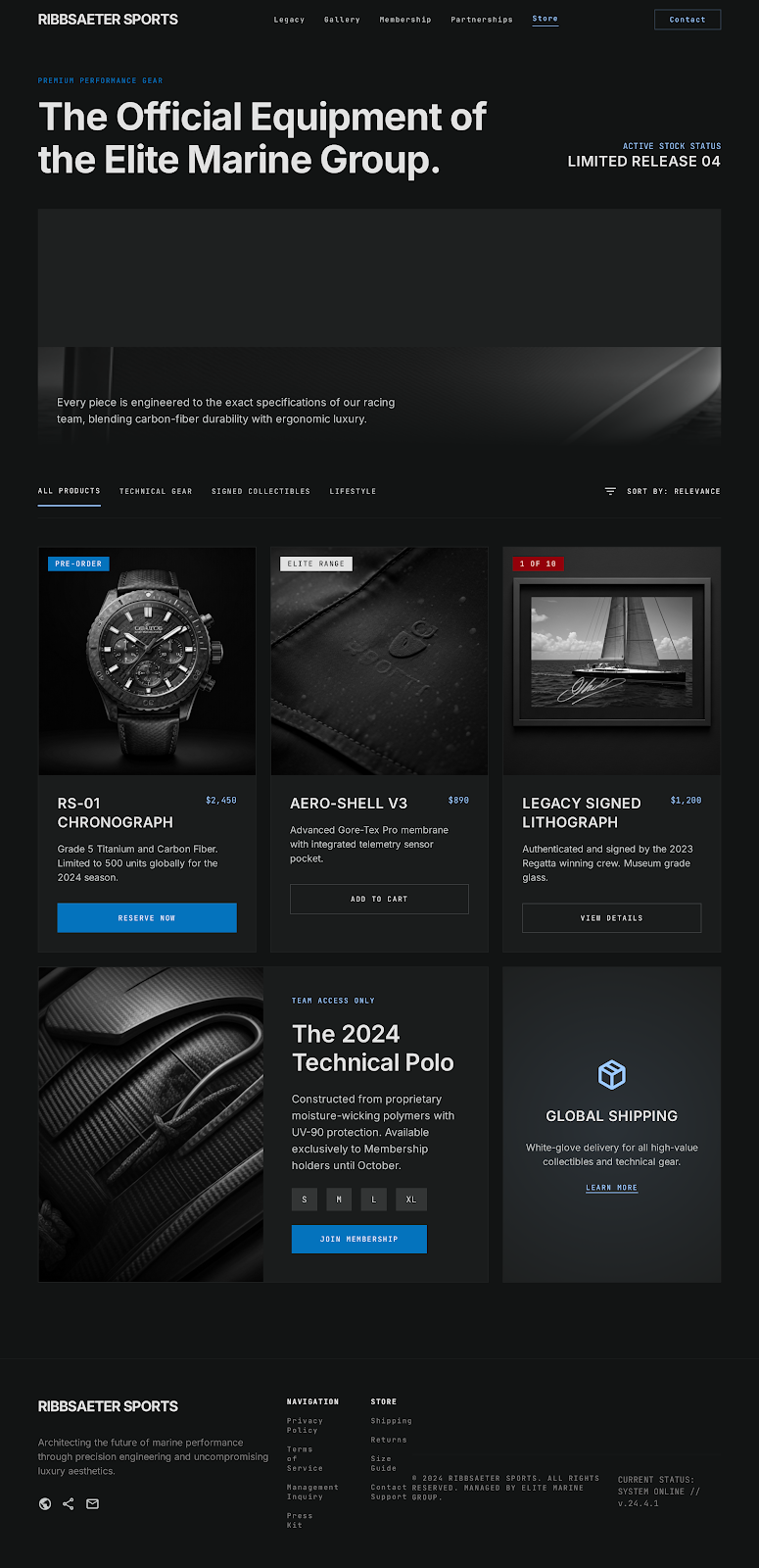 Sailing Athlete Platform Official Store screenshot