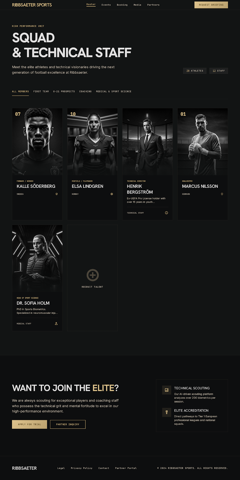 Tennis Academy Portal Roster & Staff screenshot