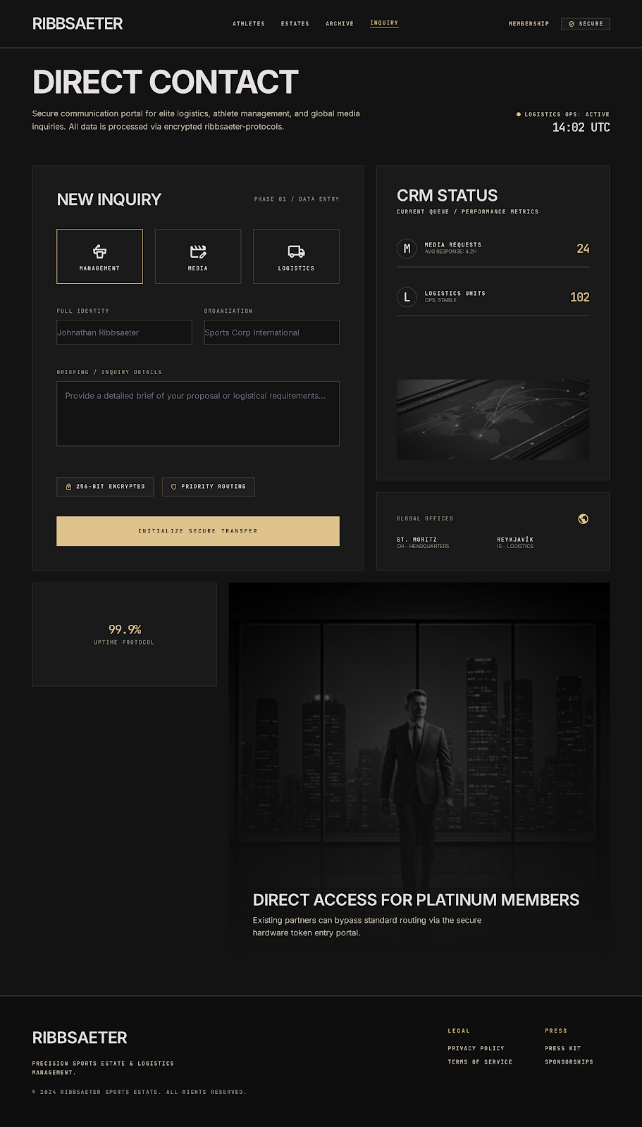 Triathlon Athlete Platform Direct Contact screenshot